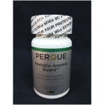 A bottle of Perque Hematin Anemia Guard