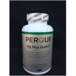 A bottle of Perque Magnesium Plus Guard