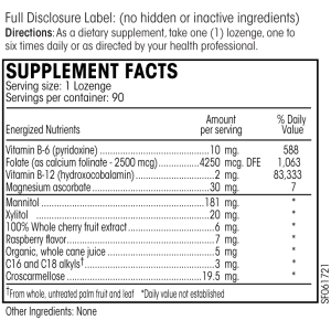PERQUE Vessel Health Guard Ingredients / Supplement Facts